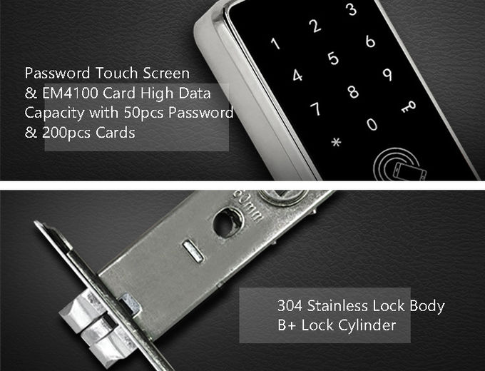 열쇠가 없는 키패드 자물쇠, 가정을 위한 암호 카드 App Bluetooth 디지털 방식으로 자물쇠 1