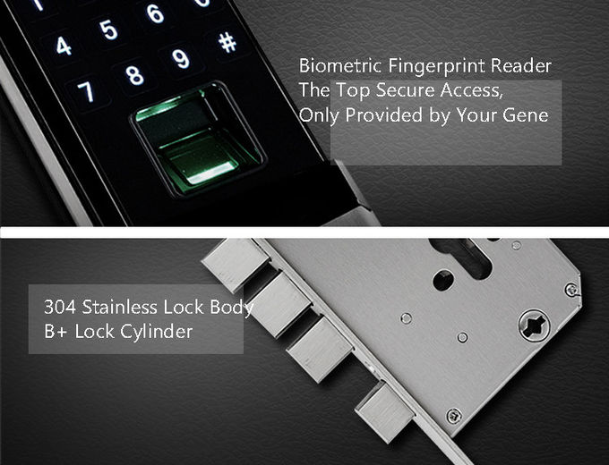 Deadbolt 똑똑한 열쇠가 없는 입장 자물쇠, 디지털 방식으로 지문 자물쇠 1