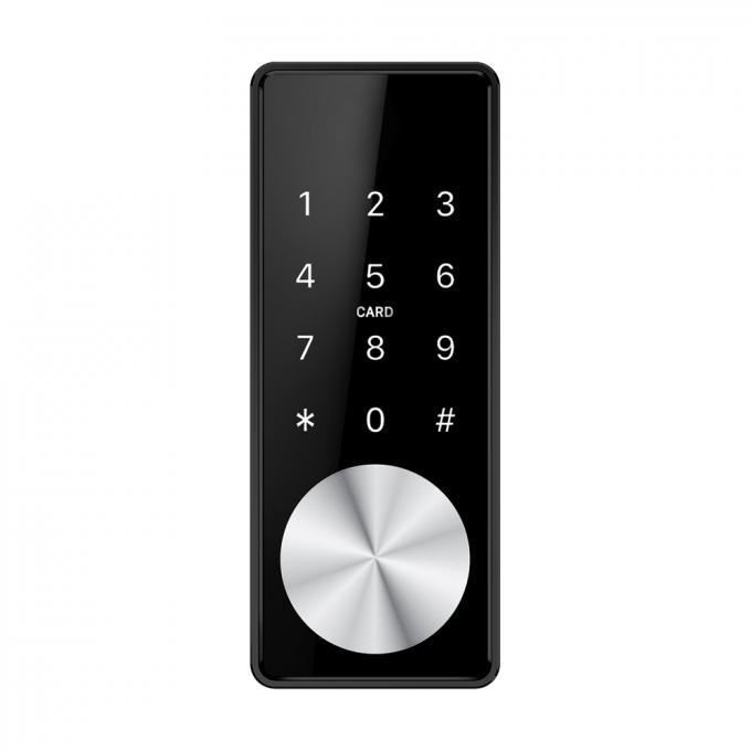 디지털 방식으로 손잡이 없는 무선 아파트 자물쇠 와이파이 자물쇠 Bluetooth APP 조합 전자 자물쇠 0
