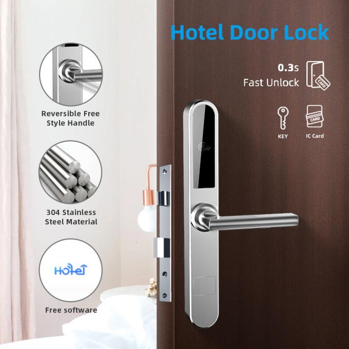 열쇠가 없는 전기 RFID 30uA 호텔 방 안전 자물쇠 0
