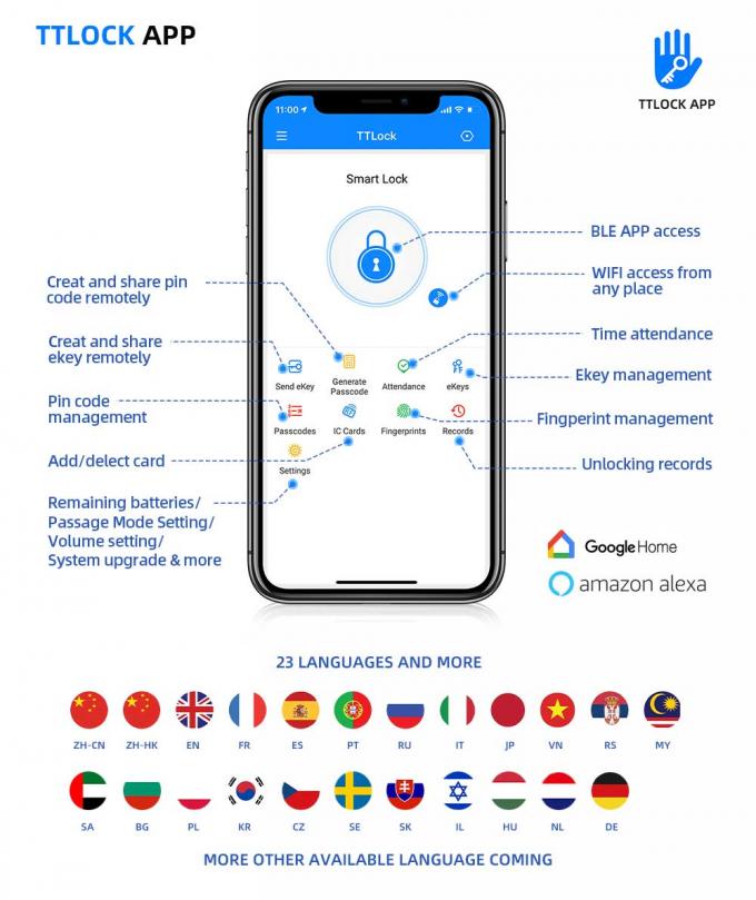 지문 현명한 도어 록 3
