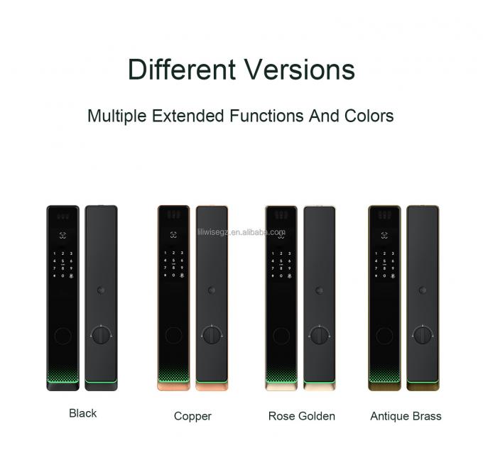 리리위즈 투야 홈 보안 정문 잠금 외관 디지털 지문 안전 방수 안면 인식 스마트 잠금 6