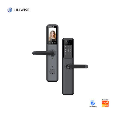 지문점과 함께 스마트 문 잠금 Wi-Fi 블루투스 목재 강철 문