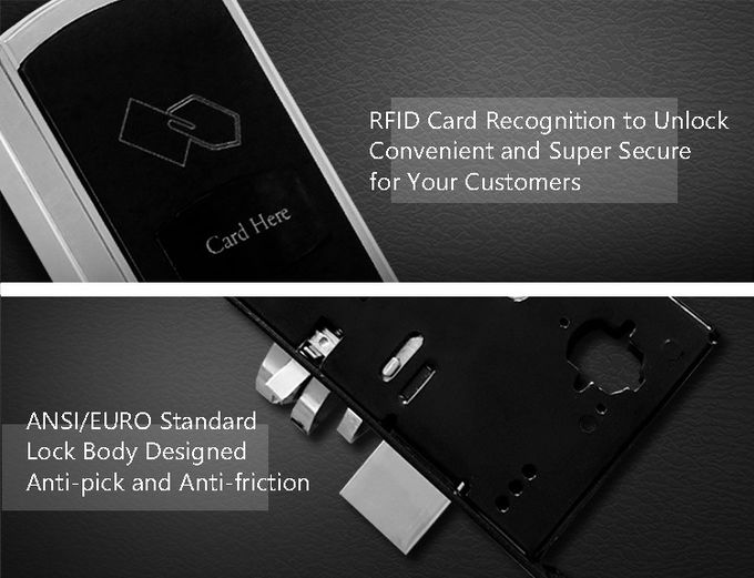 RFID 카드 호텔 자물쇠 큰 자료 용량 200 IC 카드 긴 건전지수명 경간 2