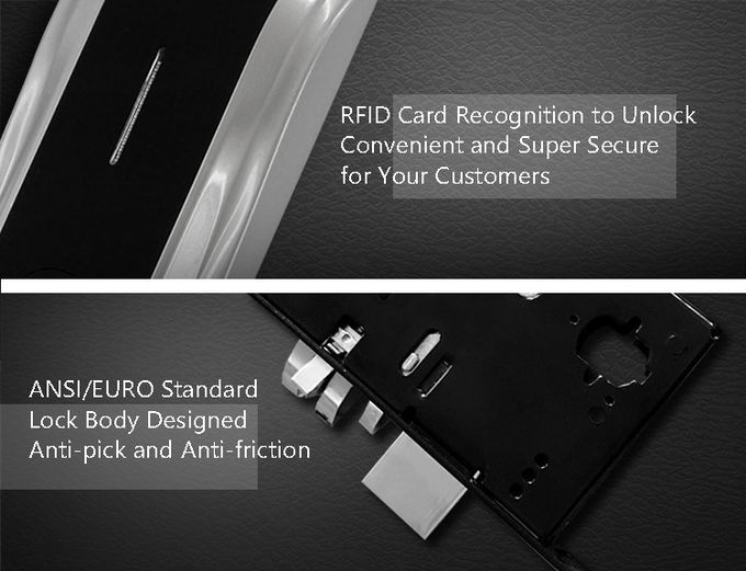 RFID 호텔 전자 자물쇠는, 전자 집 큰 자료 용량을 잠급니다 2