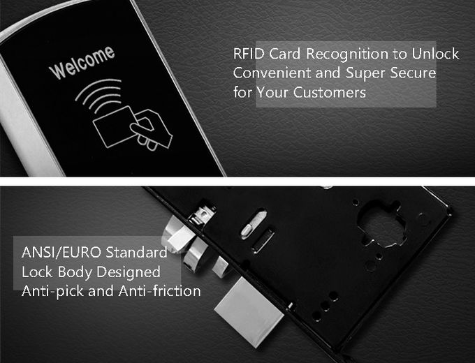NFC 카드 호텔 사무실을 위한 다른 자물쇠 원격 제어 호텔 안전 1